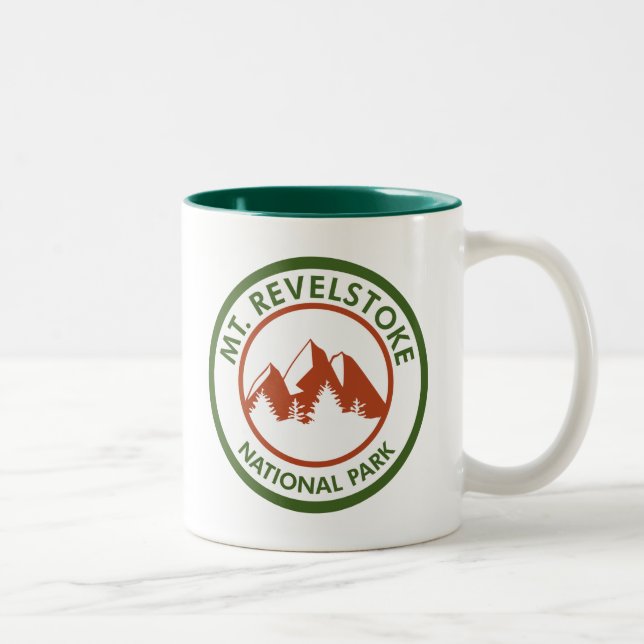 Mount Revelstoke National Park Two-Tone Coffee Mug (Right)
