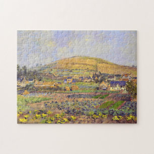 Mount Riboudet Rouen, Spring Monet Fine Art Jigsaw Puzzle