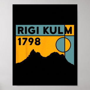 Mount Rigi Kulm Lake Lucerne Biking Hiking Skiing  Poster