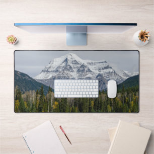 Mount Robson, Canadian Photography, Landscape Desk Mat