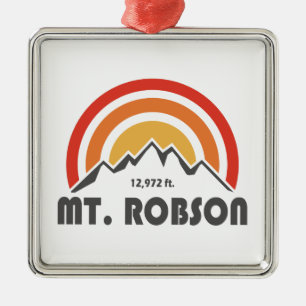 Mount Robson Metal Tree Decoration