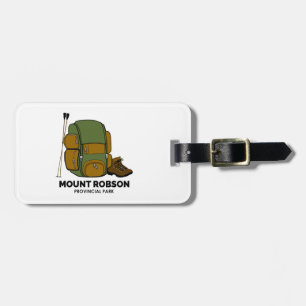 Mount Robson Provincial Park Backpack Luggage Tag