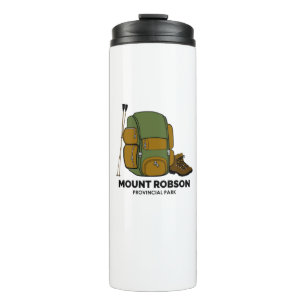 Mount Robson Provincial Park Backpack Thermal Tumbler