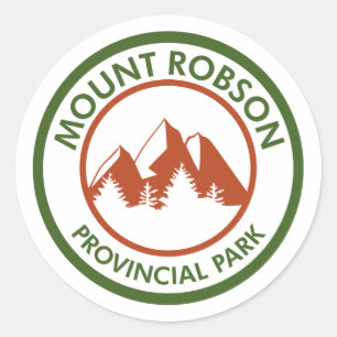 Mount Robson Provincial Park Classic Round Sticker