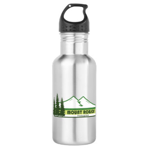 Mount Robson Provincial Park Green Stripes 532 Ml Water Bottle
