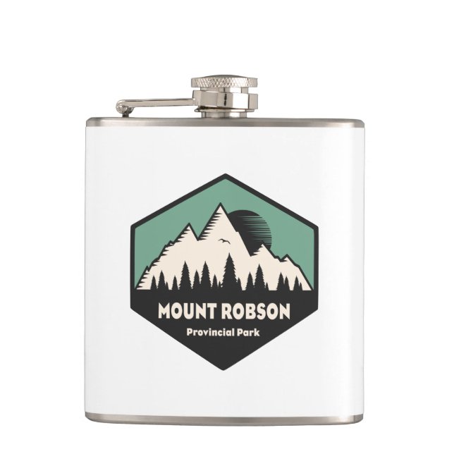 Mount Robson Provincial Park Hip Flask (Front)