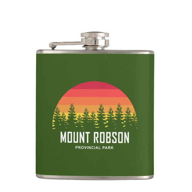 Mount Robson Provincial Park Hip Flask (Front)