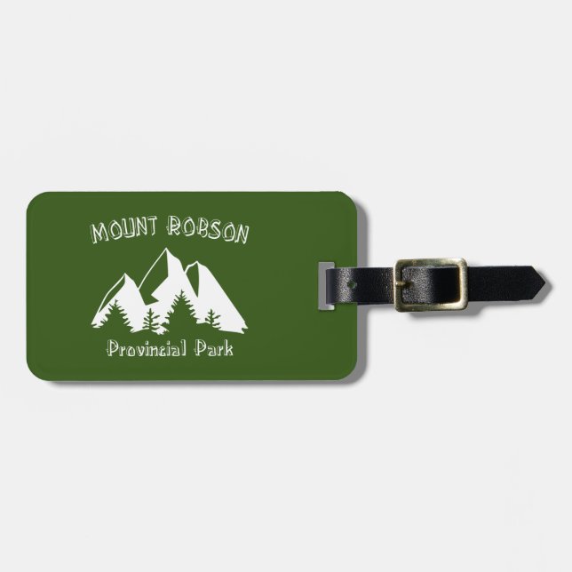 Mount Robson Provincial Park Luggage Tag (Front Horizontal)