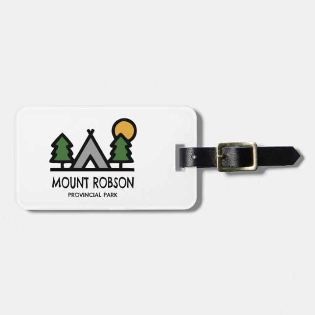 Mount Robson Provincial Park Luggage Tag (Front Horizontal)