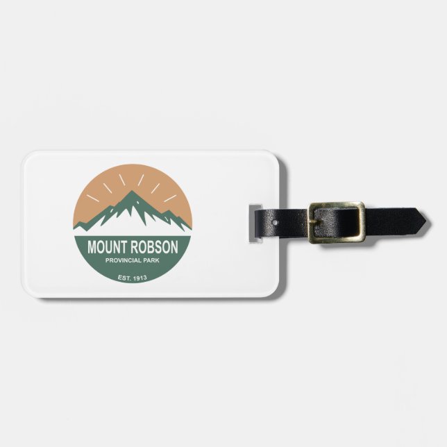 Mount Robson Provincial Park Luggage Tag (Front Horizontal)