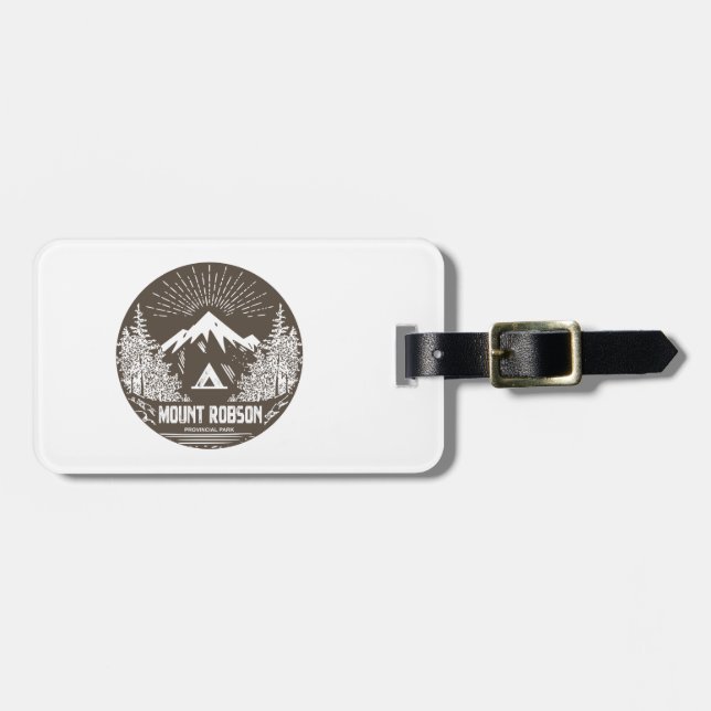Mount Robson Provincial Park Luggage Tag (Front Horizontal)