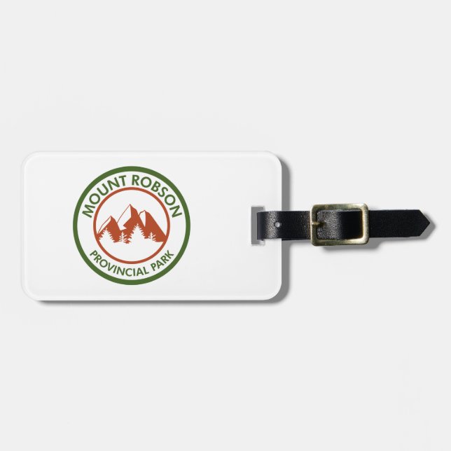 Mount Robson Provincial Park Luggage Tag (Front Horizontal)