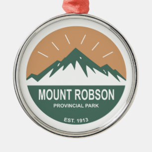 Mount Robson Provincial Park Metal Tree Decoration