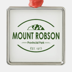 Mount Robson Provincial Park Metal Tree Decoration