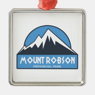 Mount Robson Provincial Park Metal Tree Decoration