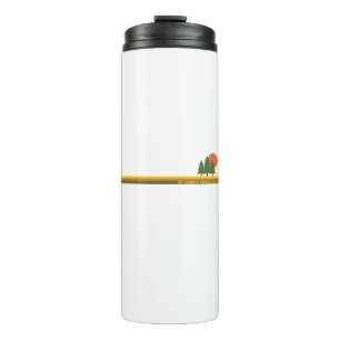 Mount Robson Provincial Park Pine Trees Sun Thermal Tumbler