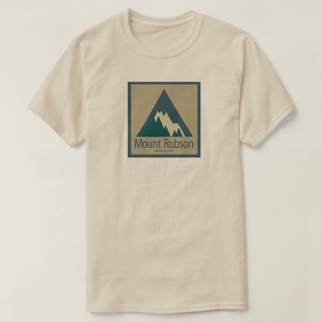 Mount Robson Provincial Park Rustic T-Shirt (Design Front)