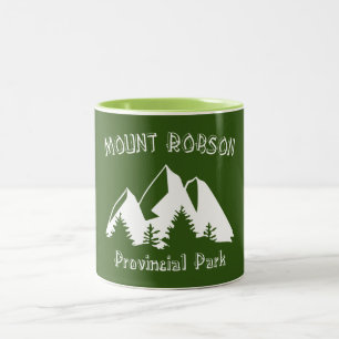 Mount Robson Provincial Park Two-Tone Coffee Mug