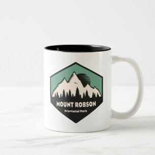 Mount Robson Provincial Park Two-Tone Coffee Mug