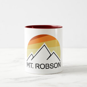 Mount Robson Retro Two-Tone Coffee Mug