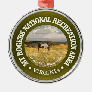 Mount Rogers NRA Metal Tree Decoration