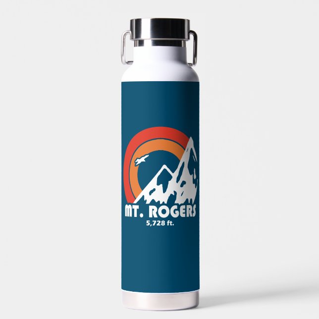 Mount Rogers Virginia Sun Eagle Water Bottle (Front)