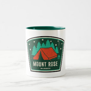 Mount Rose Wilderness Nevada Camping Two-Tone Coffee Mug
