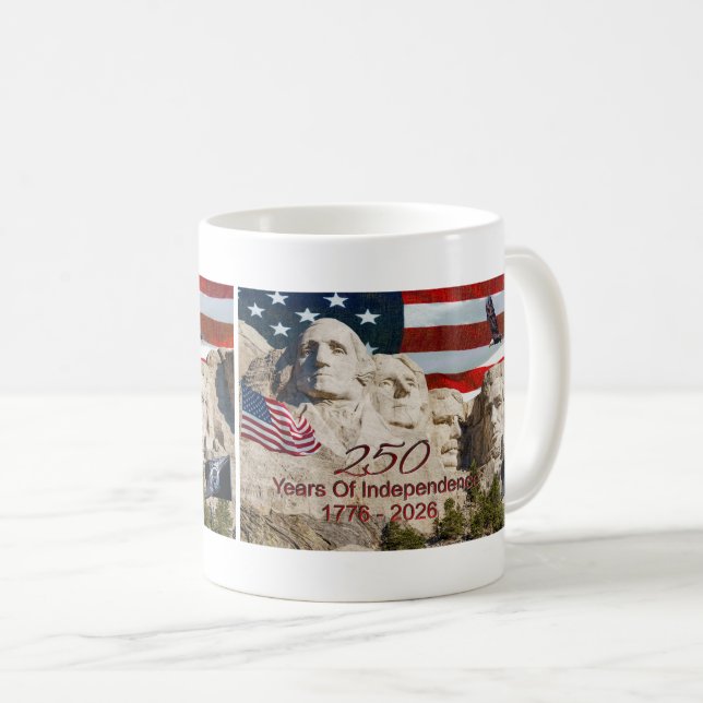 Mount Rushmore America 250 Classic Mug (Front Right)
