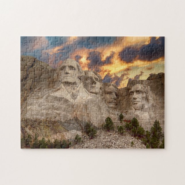 Mount Rushmore  Black Hills  South Dakota Jigsaw Puzzle (Horizontal)