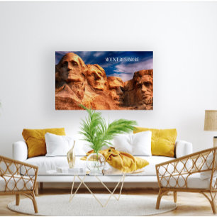 Mount Rushmore Black Hills South Dakota USA Travel Poster