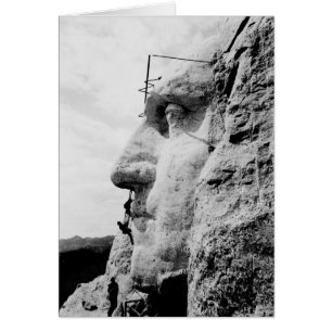 Mount Rushmore Construction of George Washington