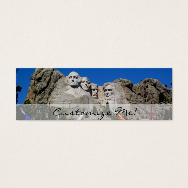Mount Rushmore Customisable Photo Souvenir (Front)