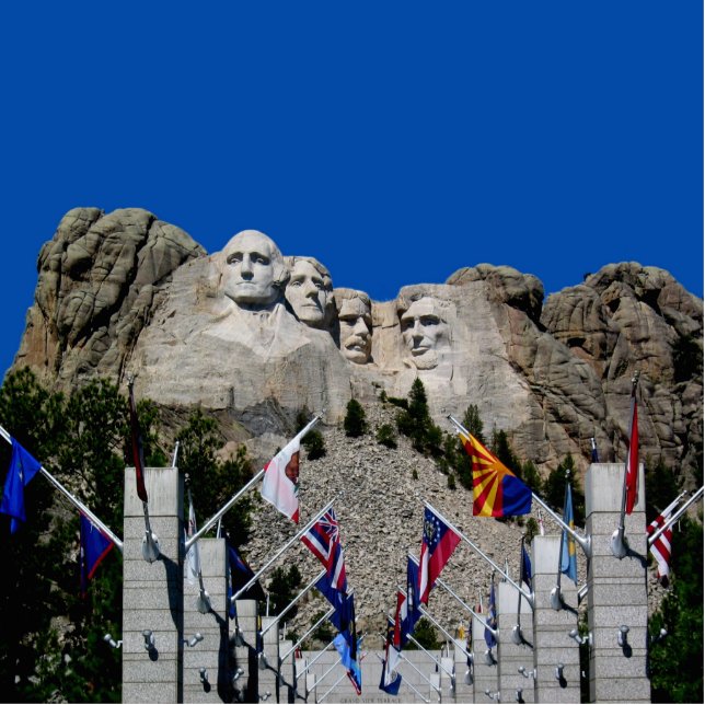 Mount Rushmore Customisable Photo Souvenir Photo Sculpture Magnet (Front)