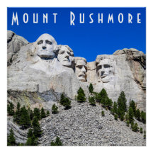 Mount Rushmore Glossy Poster