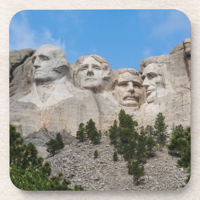 Mount Rushmore in Spring Coaster (Front)
