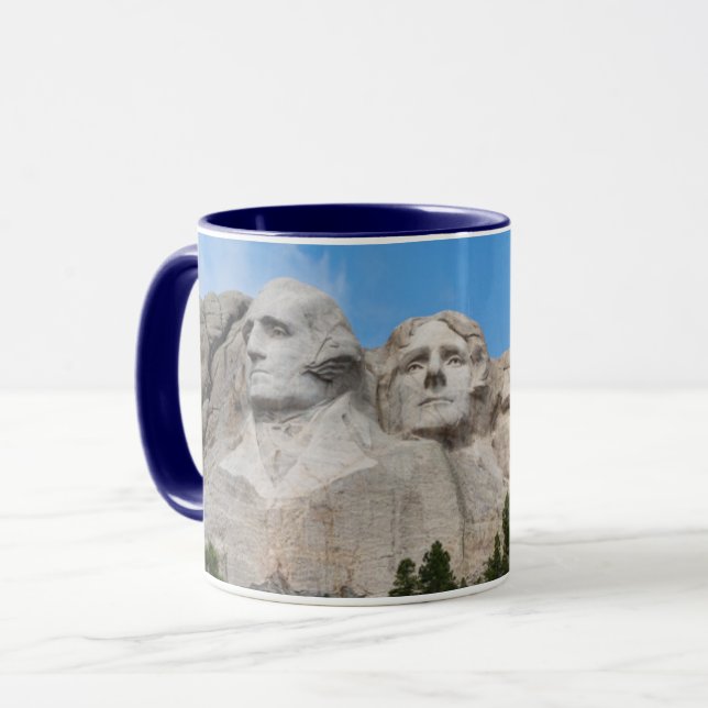 Mount Rushmore in Spring Mug (Front Left)