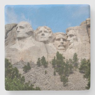Mount Rushmore in Spring Stone Coaster