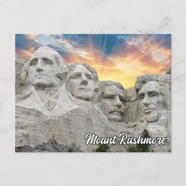 Mount Rushmore, Keystone, South Dakota Postcard (Front)
