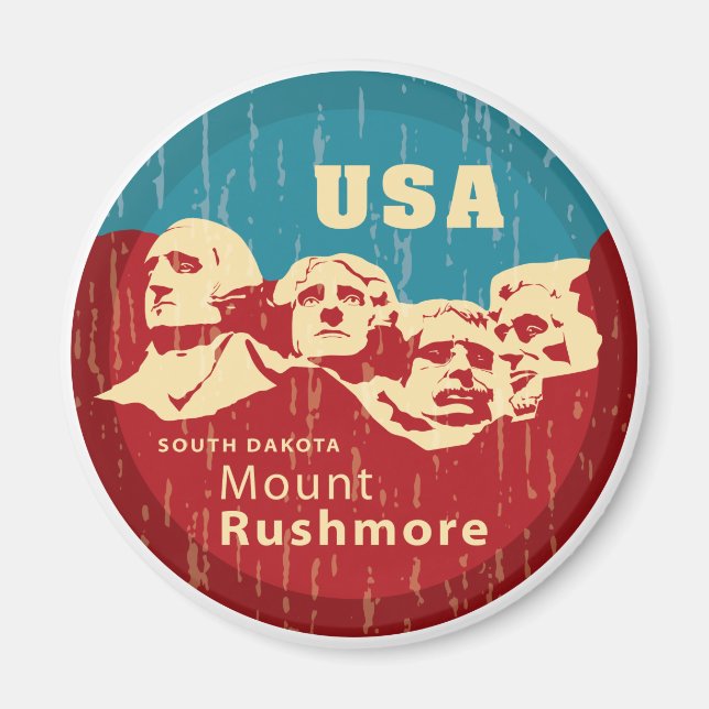 Mount Rushmore Magnet (Front)