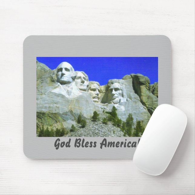 Mount Rushmore Mousepad (With Mouse)