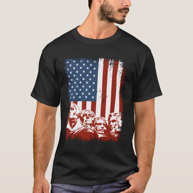 Mount Rushmore Mt Rushmore T-Shirt (Front)