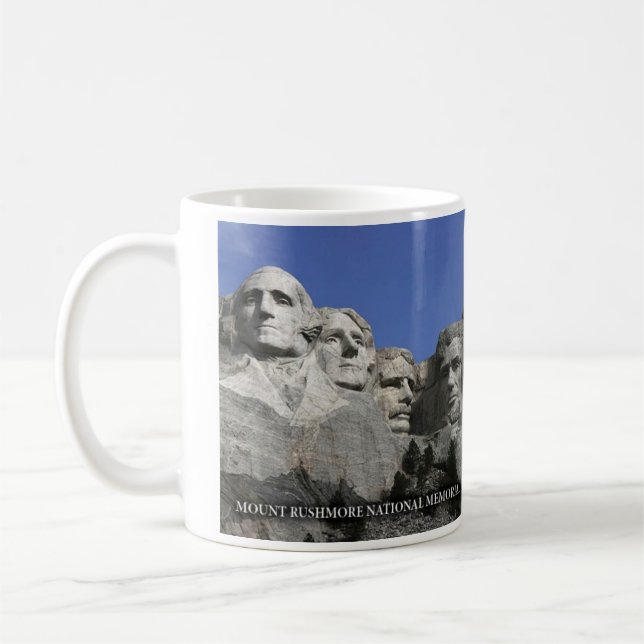 Mount Rushmore National Memorial Historical Mug (Left)