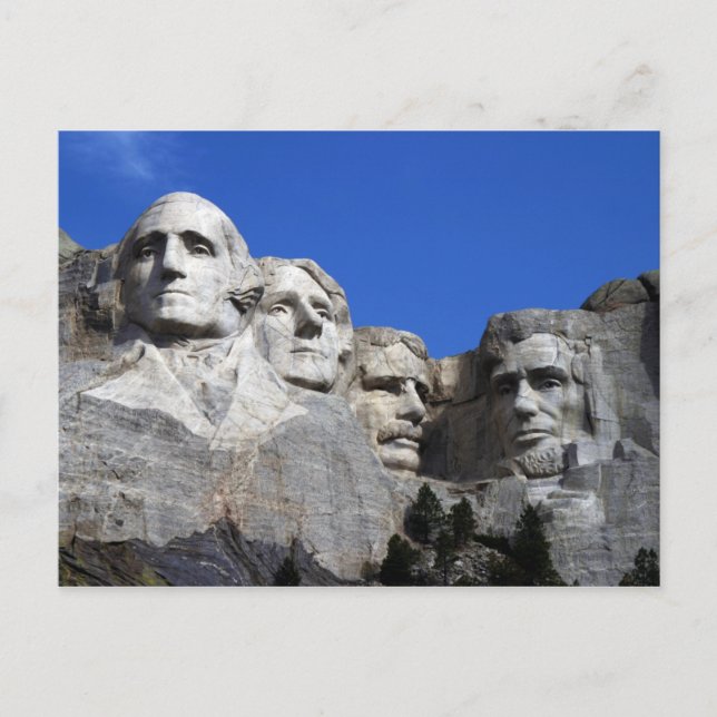 Mount Rushmore National Memorial Monument Postcard (Front)