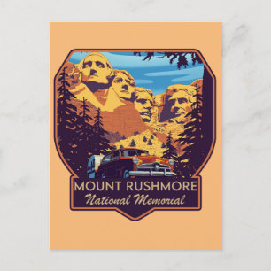 Mount Rushmore National Memorial Postcard
