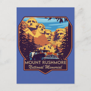 Mount Rushmore National Memorial Postcard