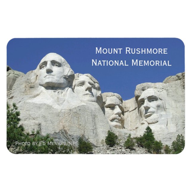 Mount Rushmore National Memorial, South Dakota Magnet (Horizontal)