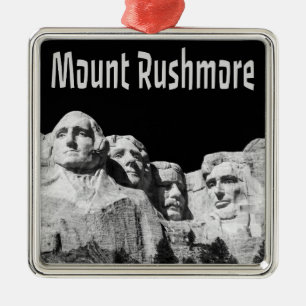 Mount Rushmore National Memorial South Dakota Metal Tree Decoration