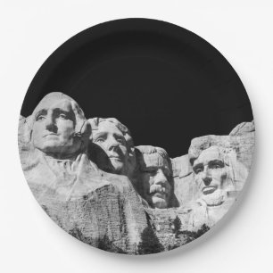 Mount Rushmore National Memorial South Dakota Paper Plate