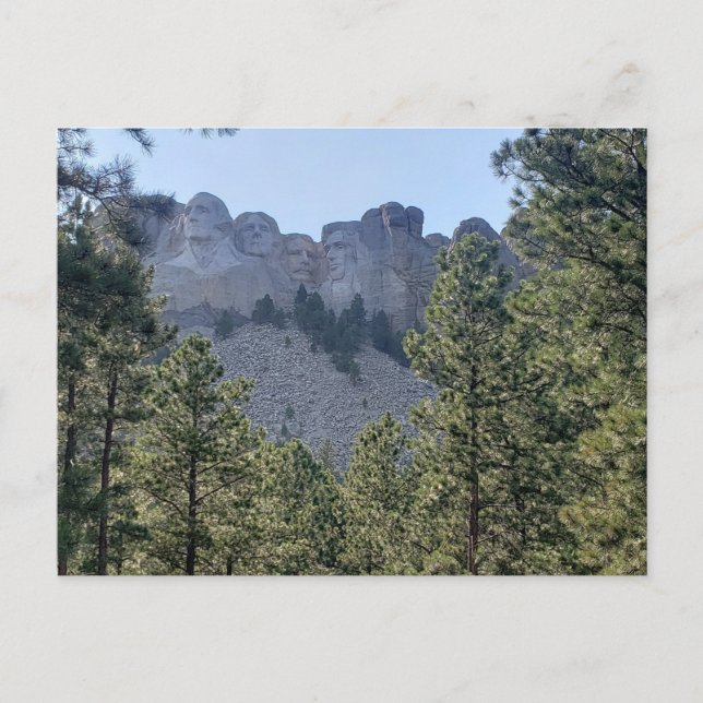 Mount Rushmore National Memorial, South Dakota Postcard (Front)