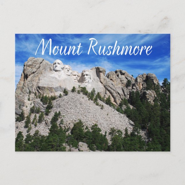 Mount Rushmore National Memorial South Dakota USA Postcard (Front)